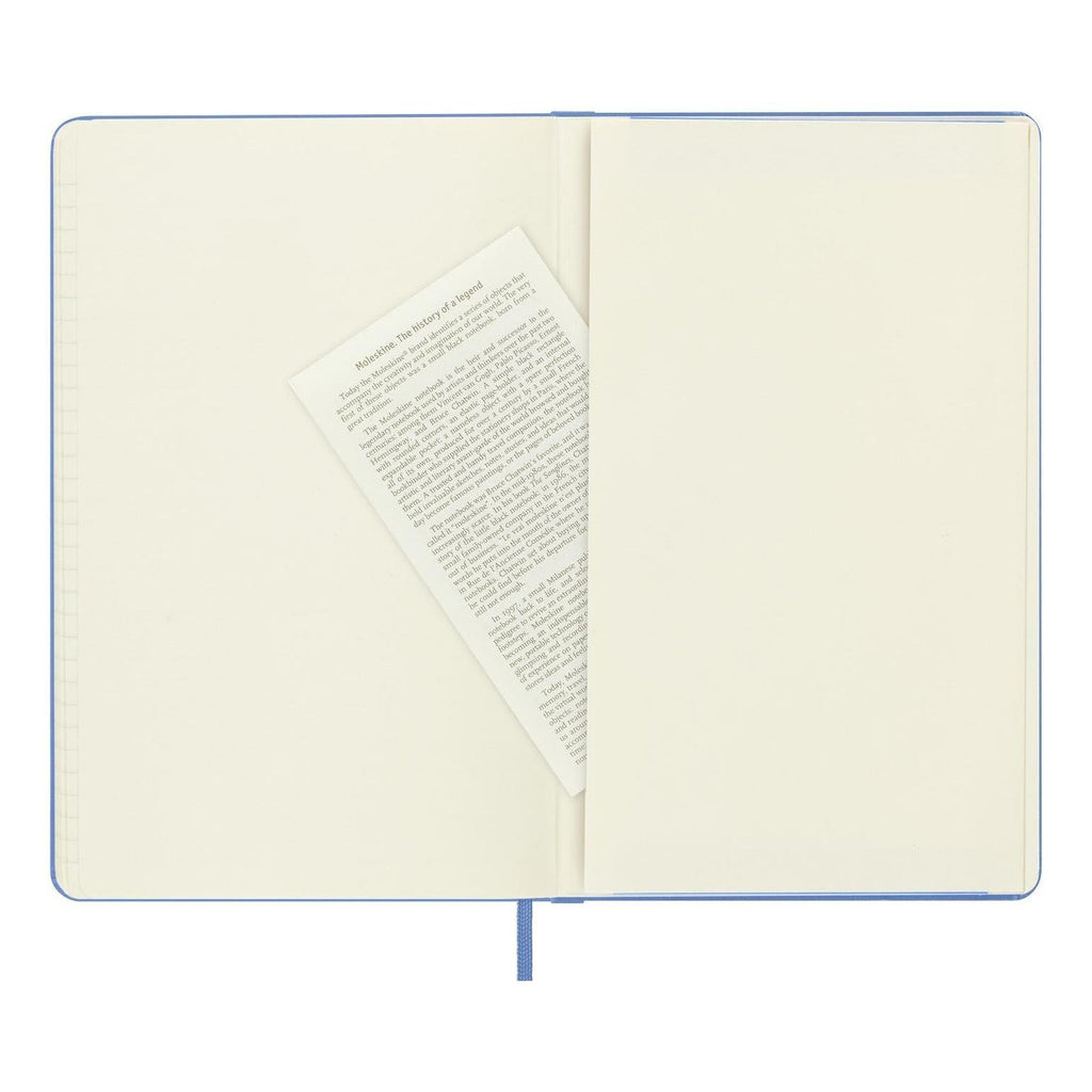Classic Notebook Large 13x21 - Ruled Pages - Hydrangea Blue