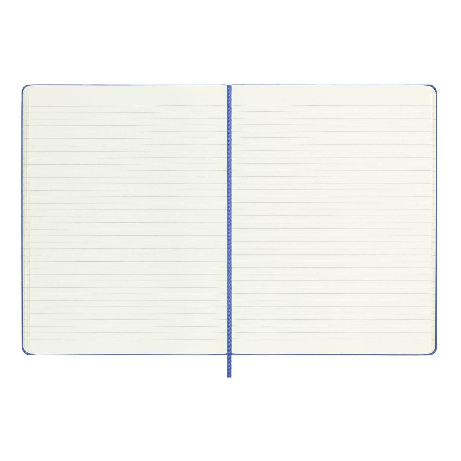 Classic Notebook XL 19x25 - Ruled Pages - Hydrangea Blue