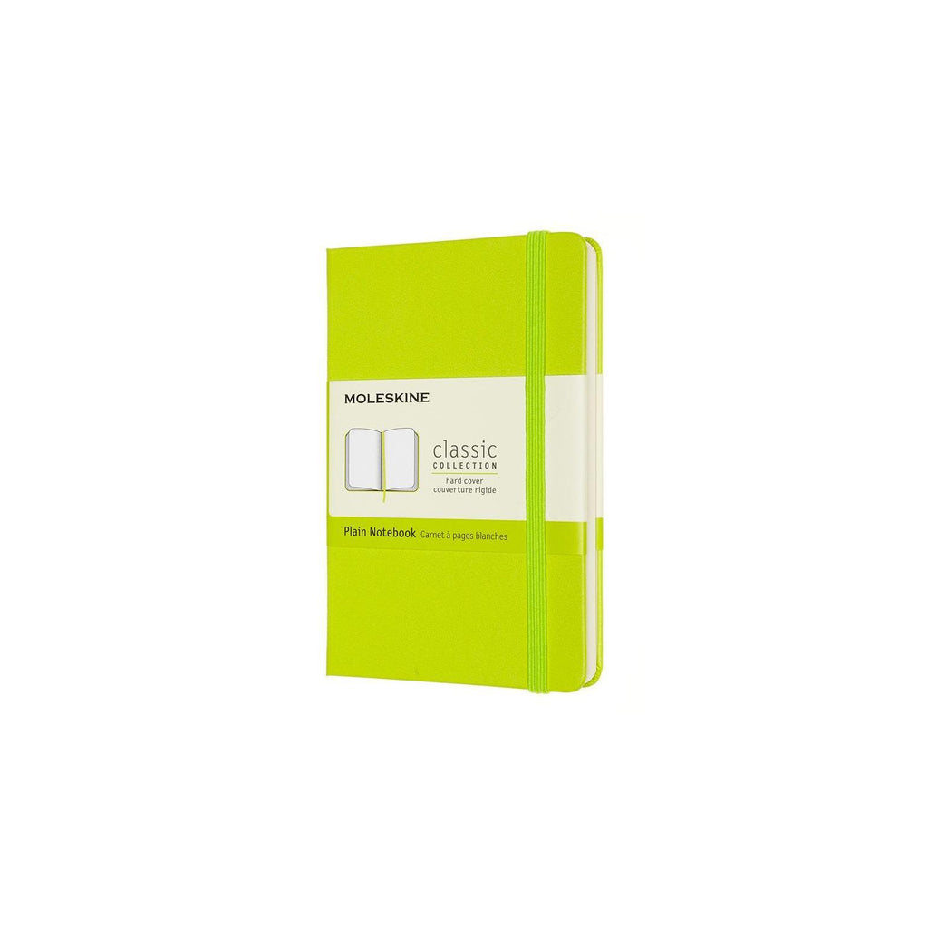 Classic Notebook Pocket 9x14 - Plain Pages - Lemon Green