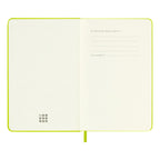 Classic Notebook Pocket 9x14 - Plain Pages - Lemon Green