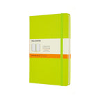 Classic Large Notebook 13X21 - Ruled Pages - Lime Green