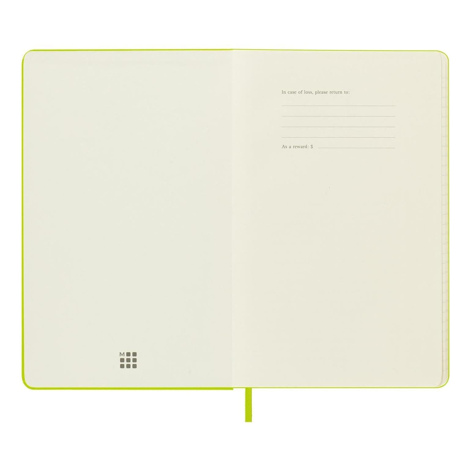 Classic Large Notebook 13X21 - Ruled Pages - Lime Green
