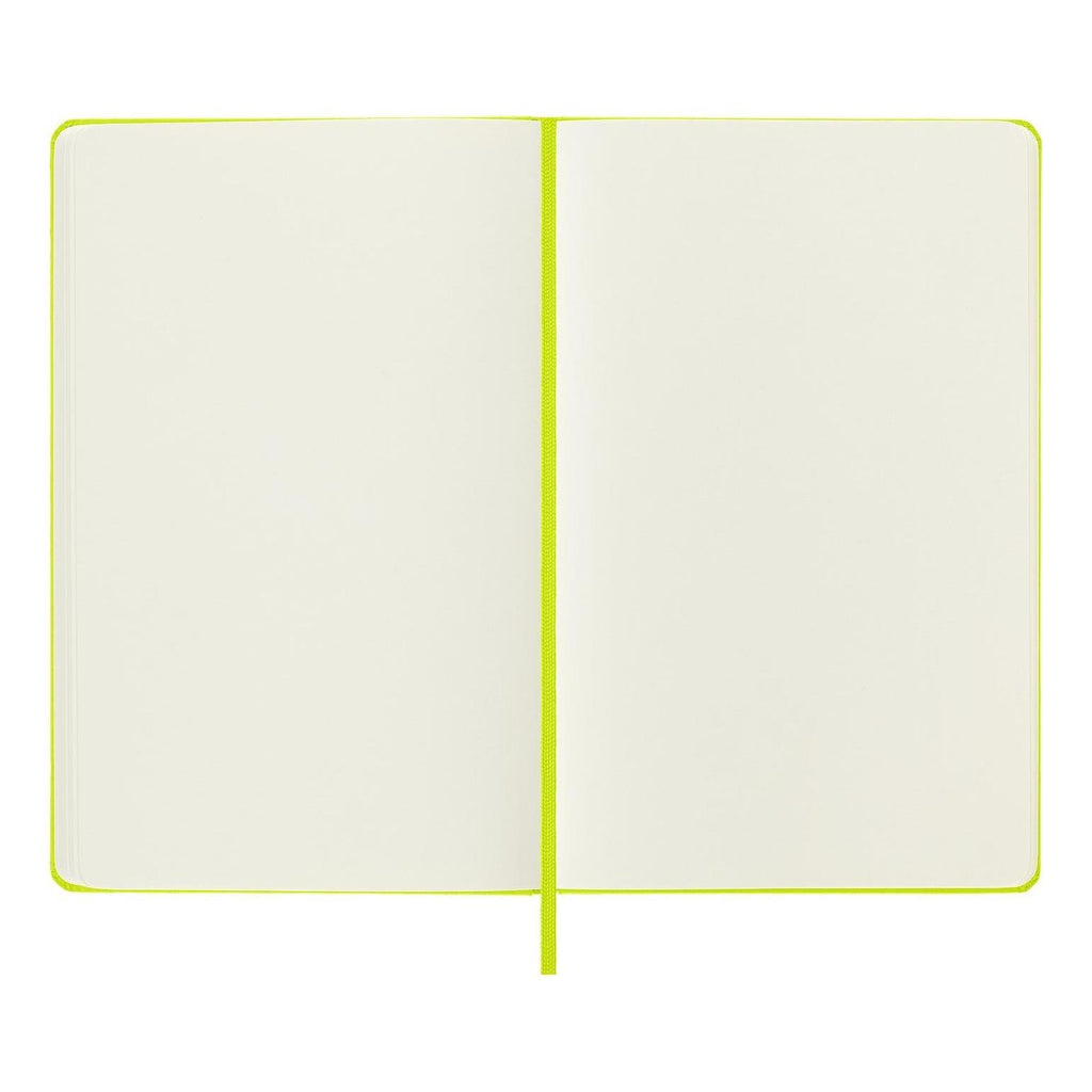 Classic Large Notebook 13X21 - Plain Pages - Lime Green
