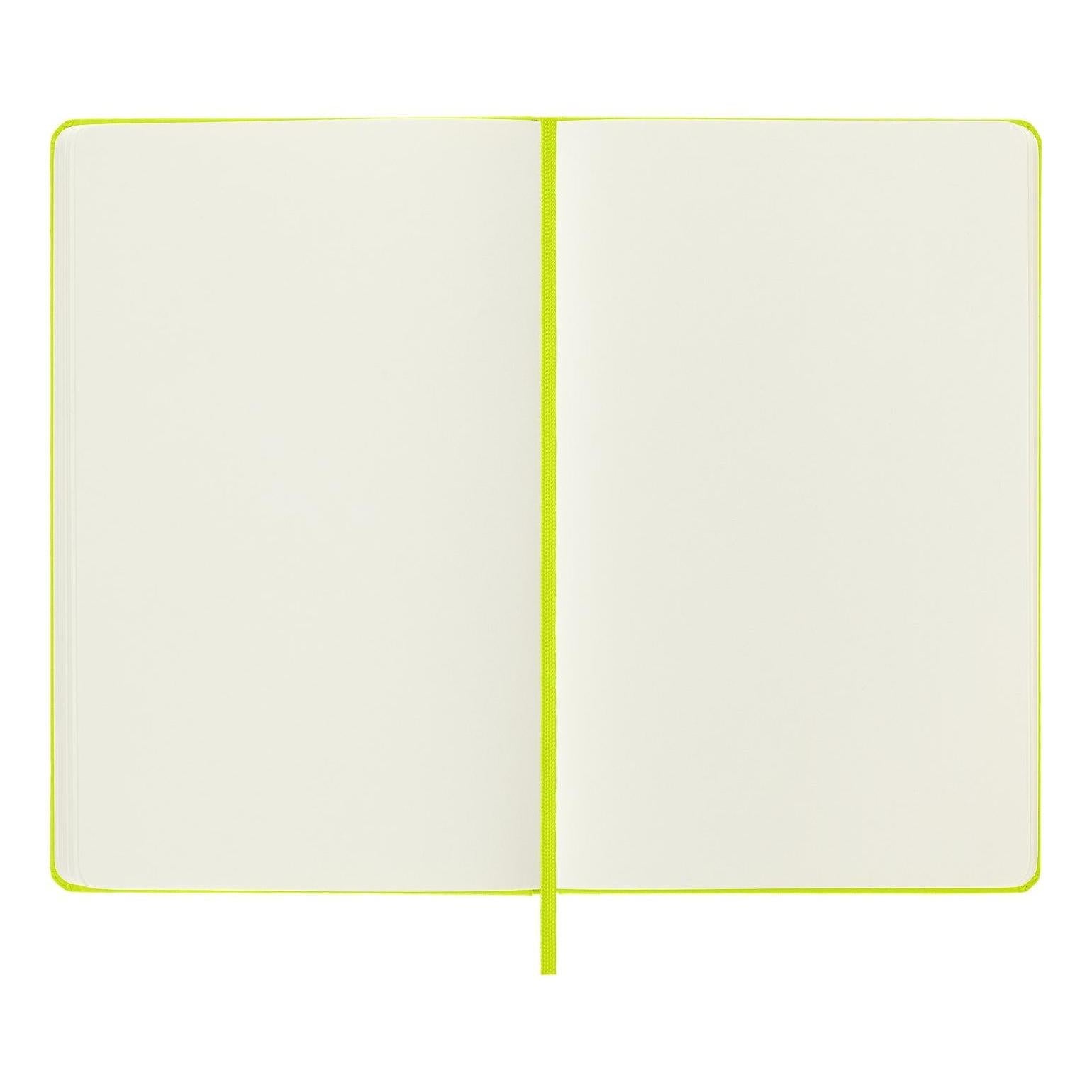 Classic Large Notebook 13X21 - Plain Pages - Lime Green