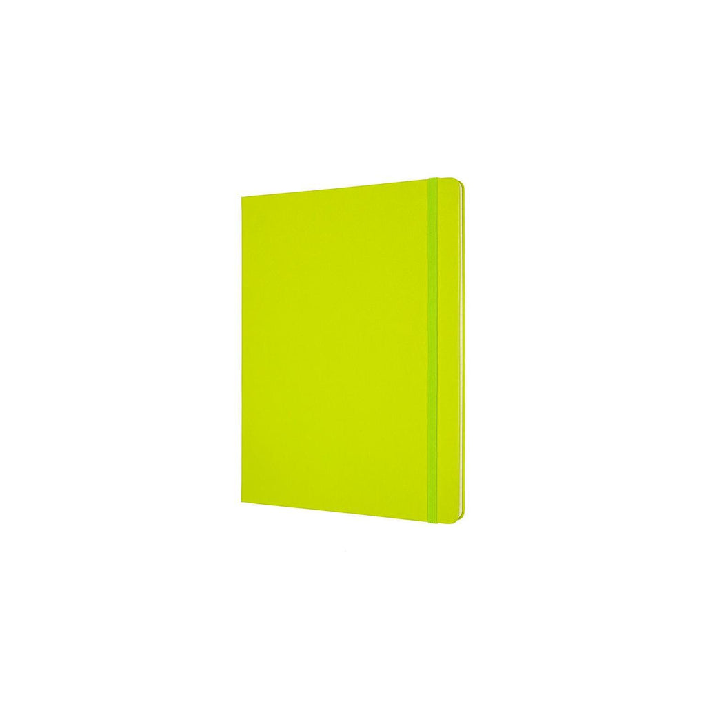 Carnet Classique Xl 19X25 - Pages Lignées - Vert Citron