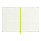 Carnet Classique Xl 19X25 - Pages Lignées - Vert Citron