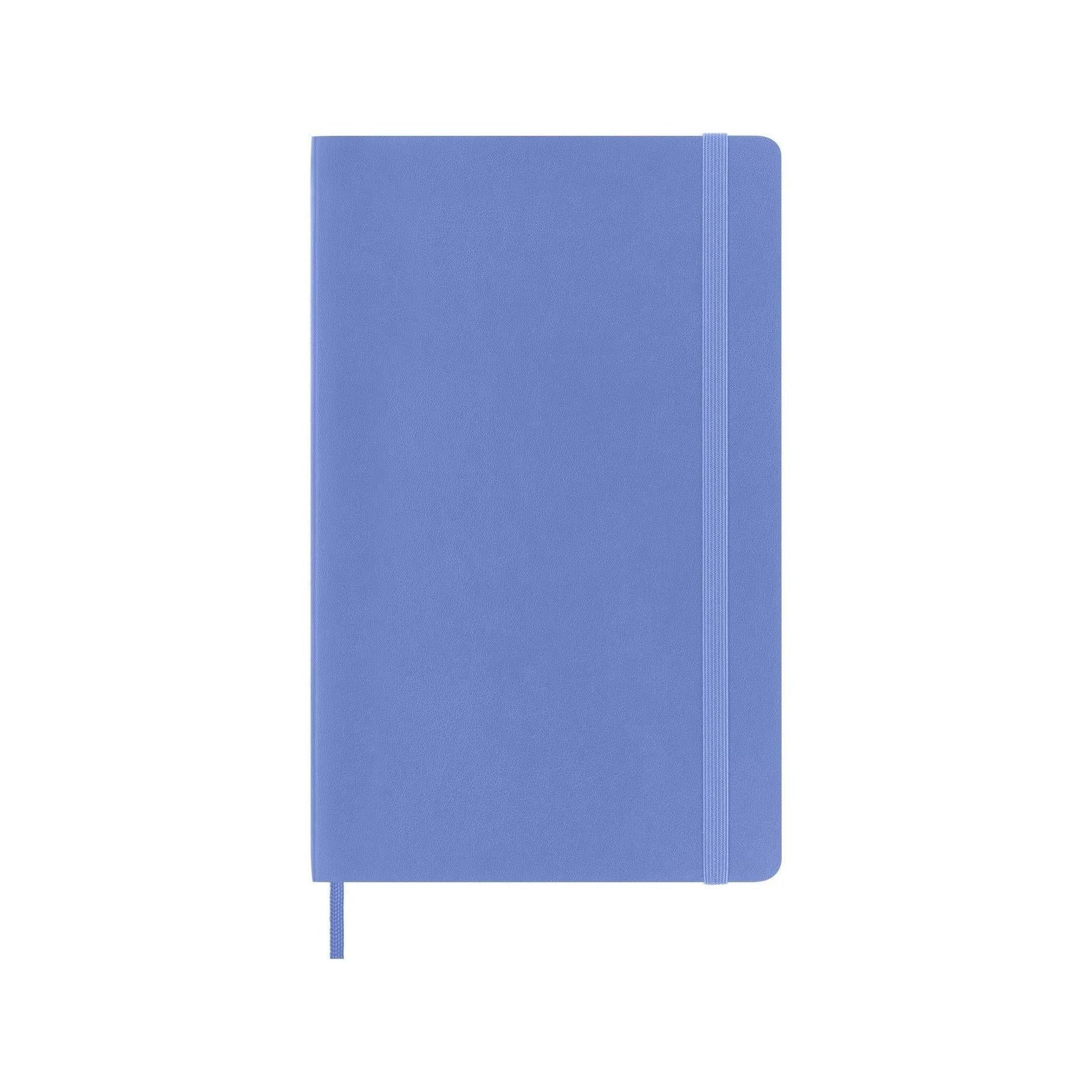 Classic Notebook Large 13x21 - Plain Pages - Hydrangea Blue