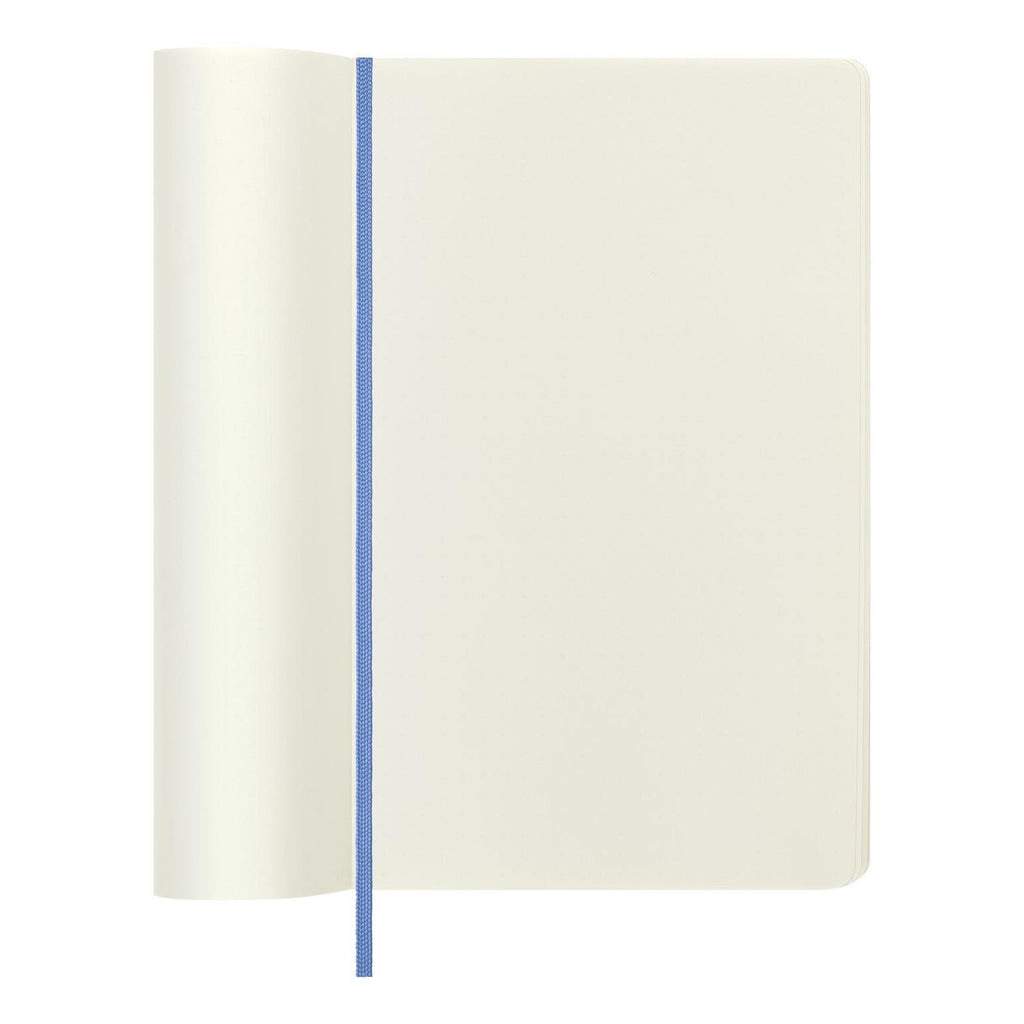Classic Notebook Large 13x21 - Plain Pages - Hydrangea Blue