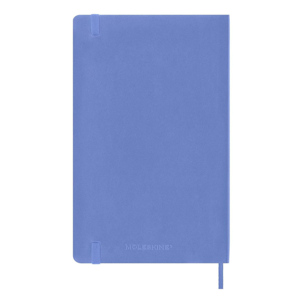 Classic Notebook Large 13x21 - Plain Pages - Hydrangea Blue
