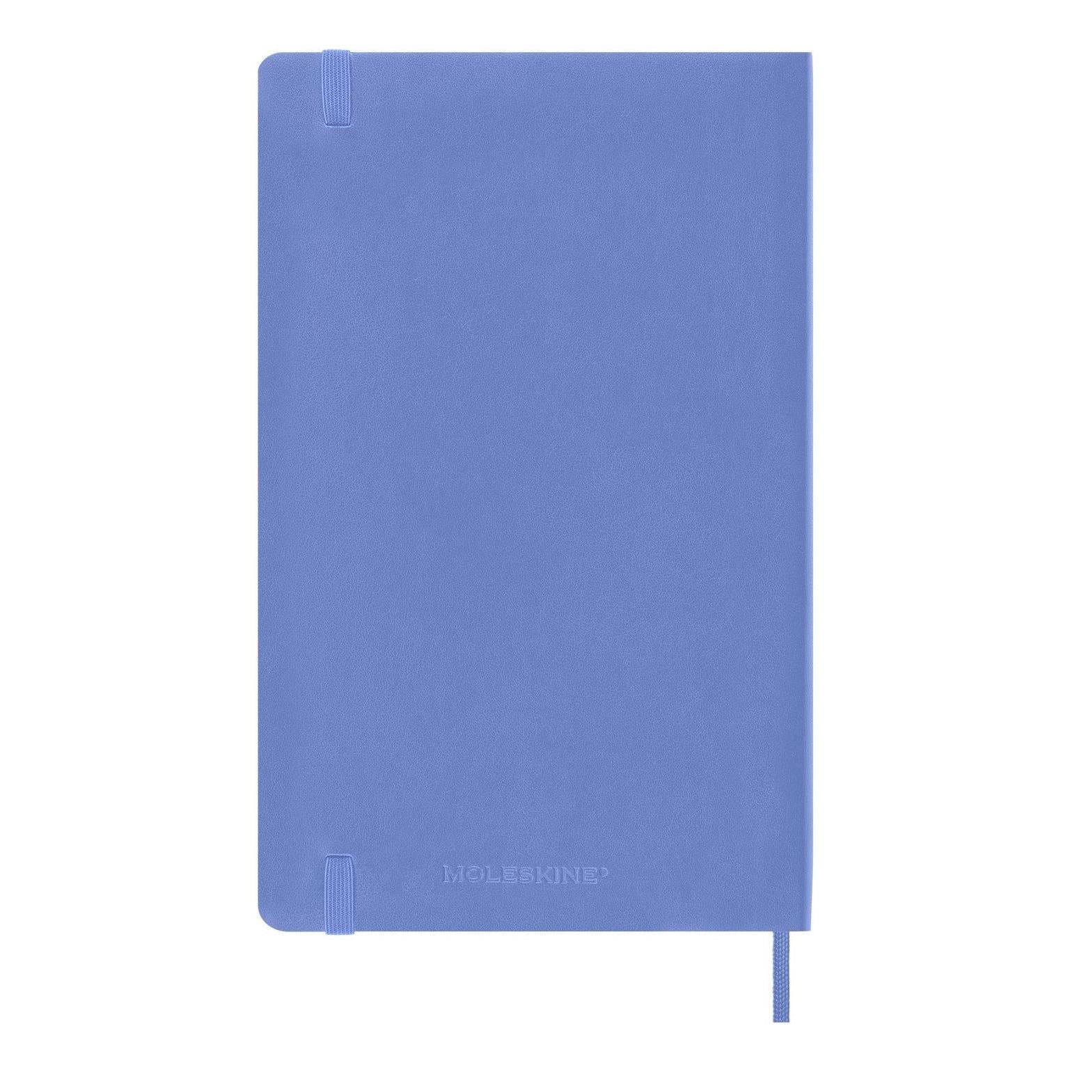 Classic Notebook Large 13x21 - Plain Pages - Hydrangea Blue