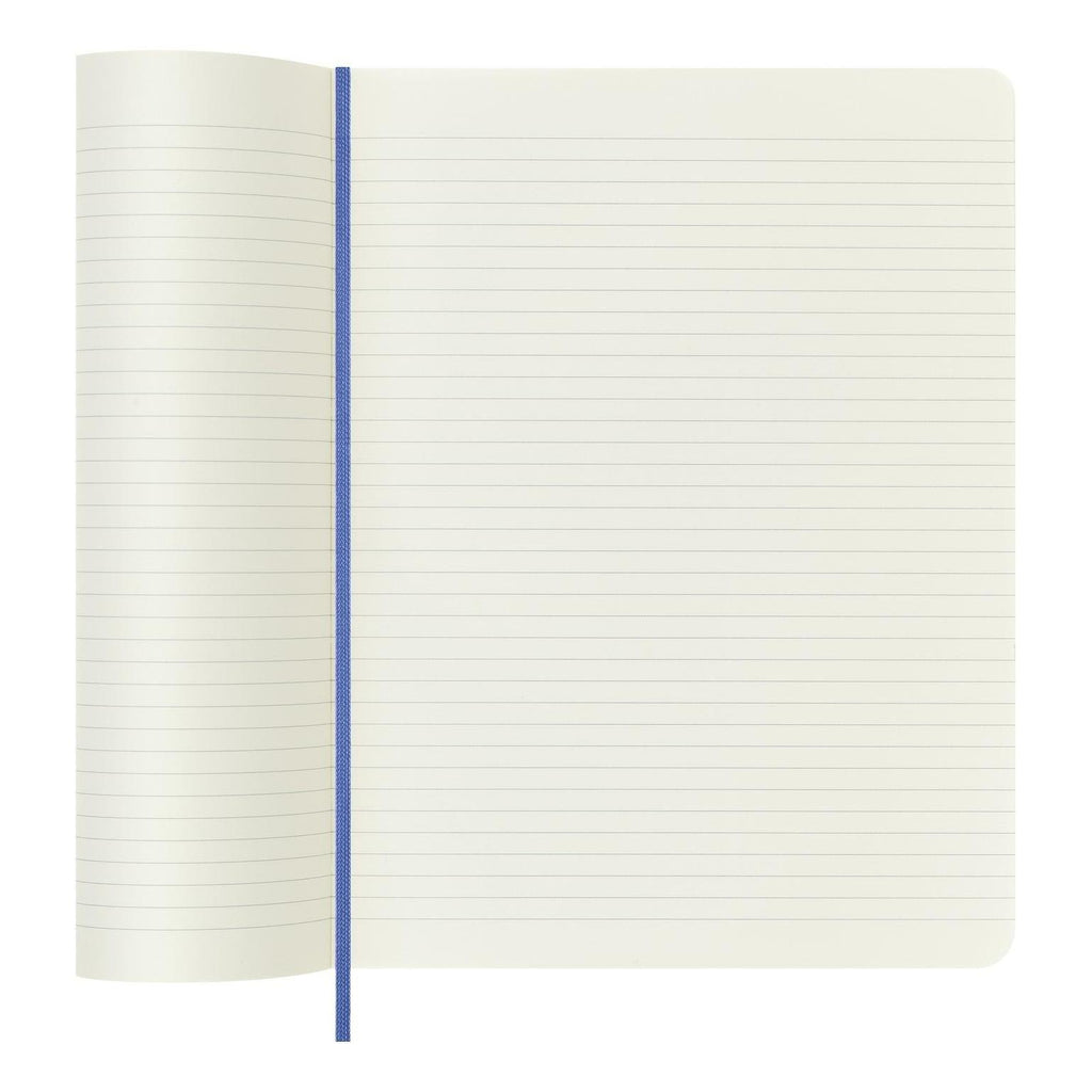 Cuaderno clásico XL 19X25 - Páginas rayadas - Hortensia azul