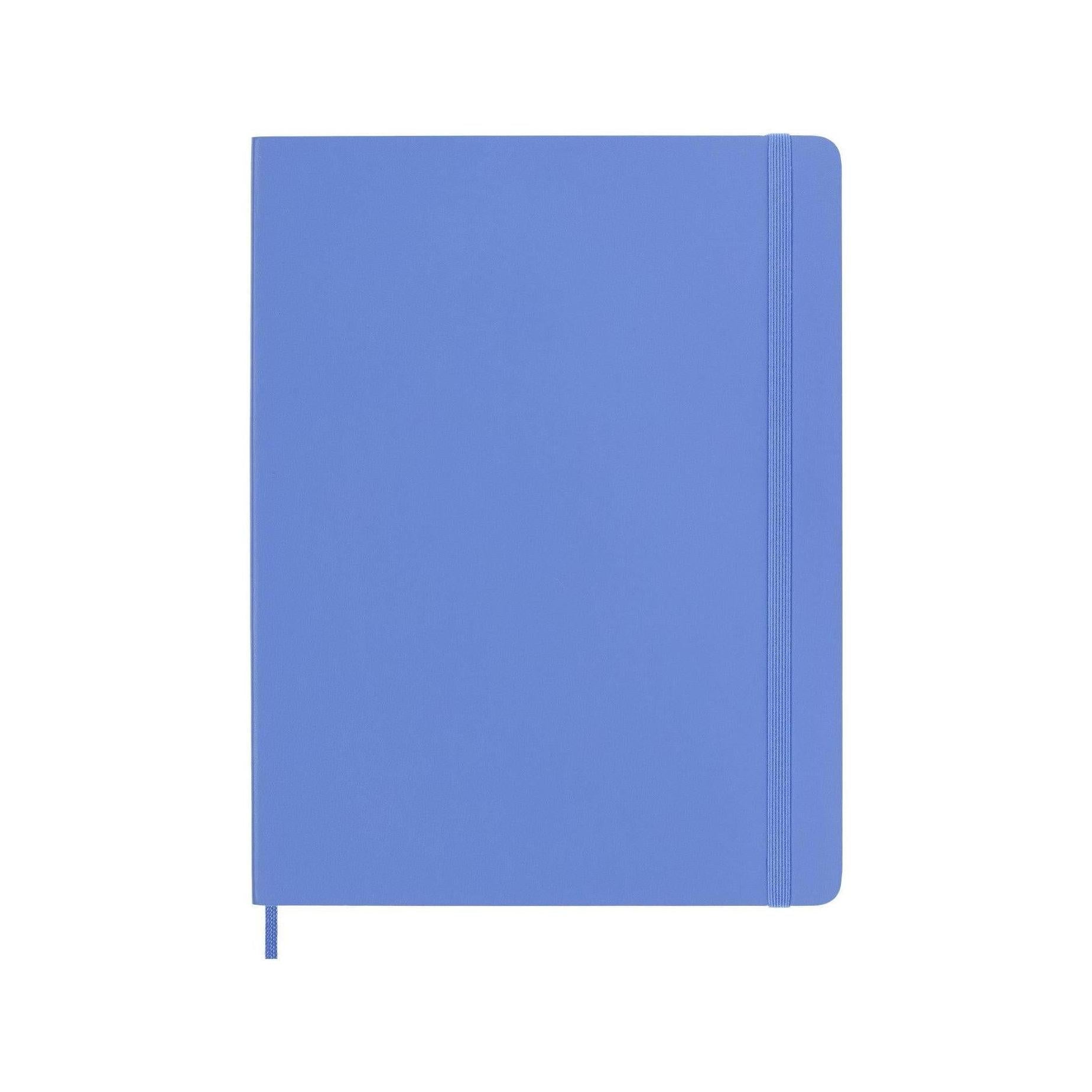 Cuaderno clásico XL 19X25 - Páginas blancas - Hortensia azul