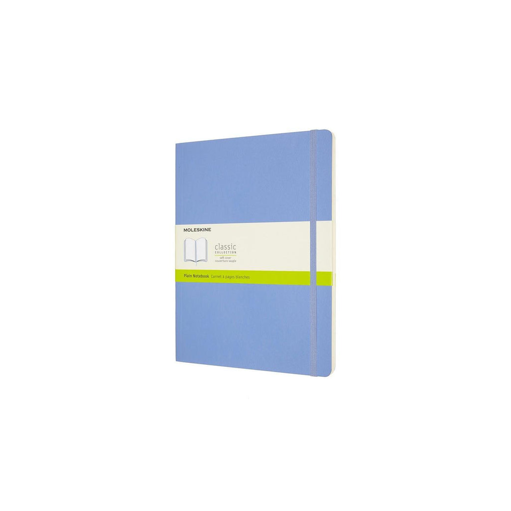 Cuaderno clásico XL 19X25 - Páginas blancas - Hortensia azul