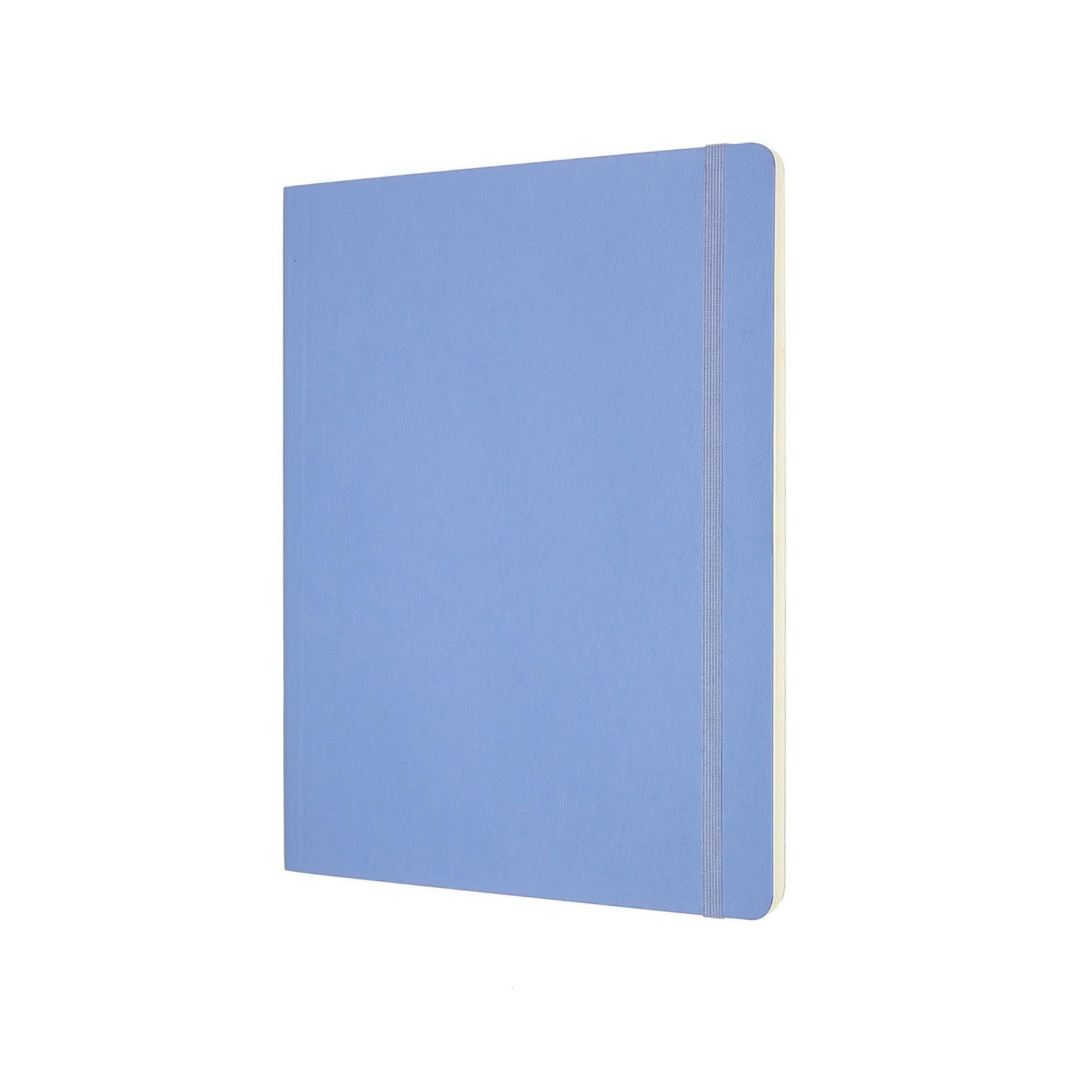 Cuaderno clásico XL 19X25 - Páginas blancas - Hortensia azul