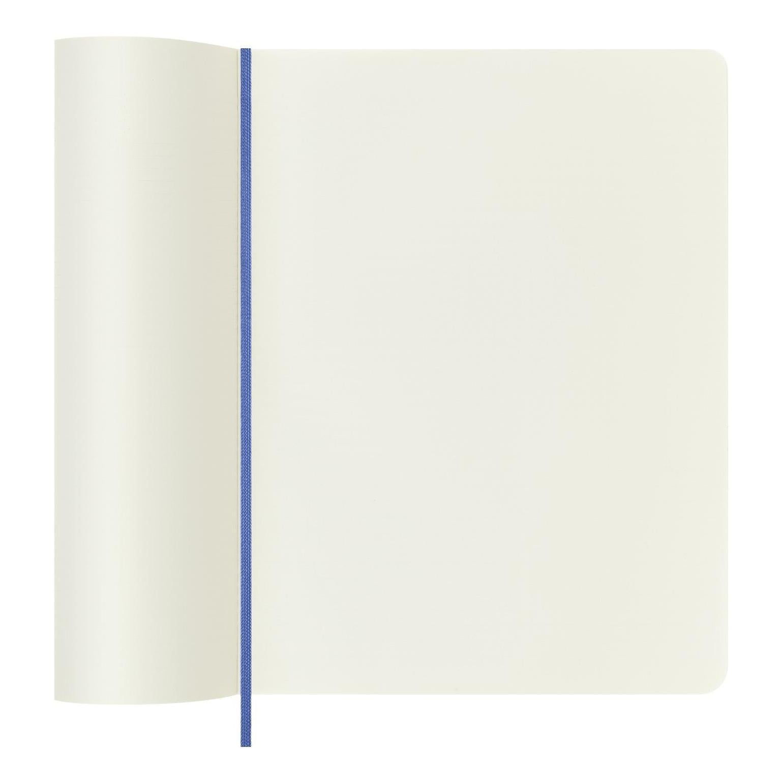 Cuaderno clásico XL 19X25 - Páginas blancas - Hortensia azul