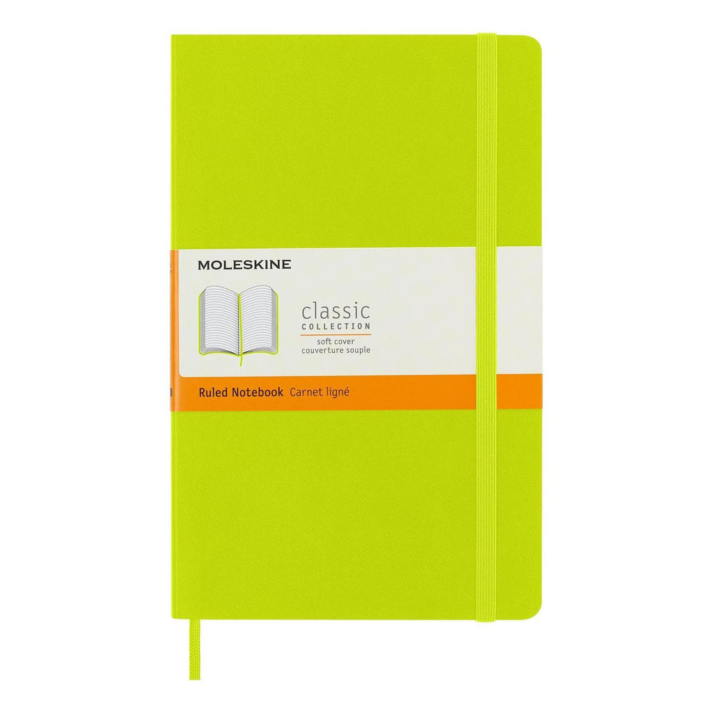 Classic Notebook Large 13x21 - Ruled Pages - Lemon Green