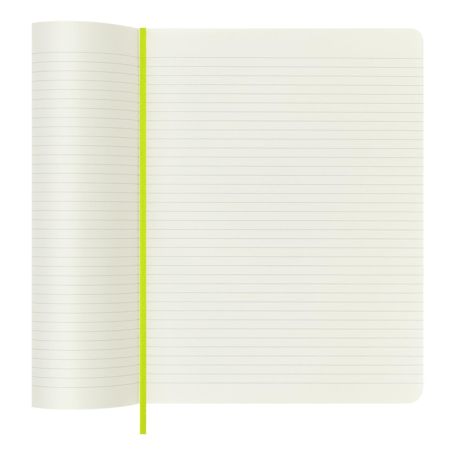 Classic XL Notebook 19X25 - Ruled Pages - Lime Green