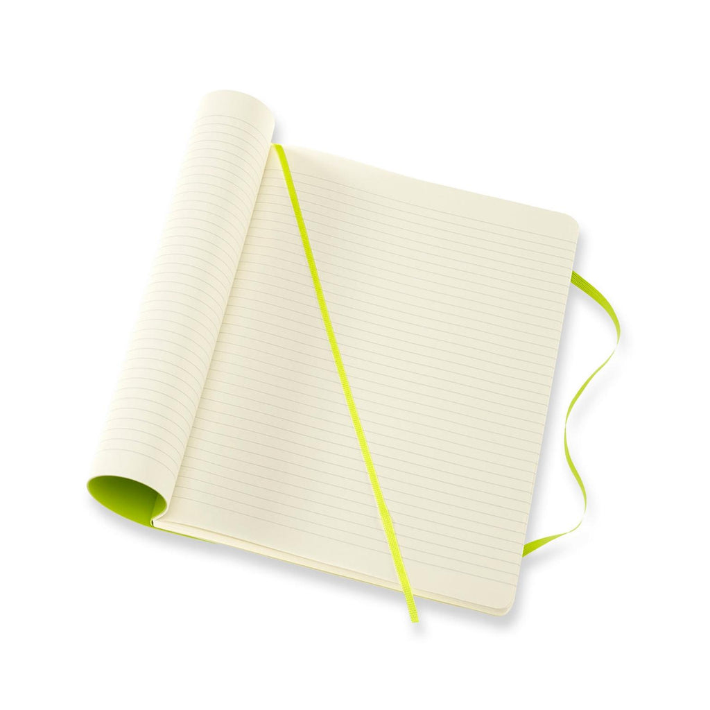 Classic XL Notebook 19X25 - Ruled Pages - Lime Green