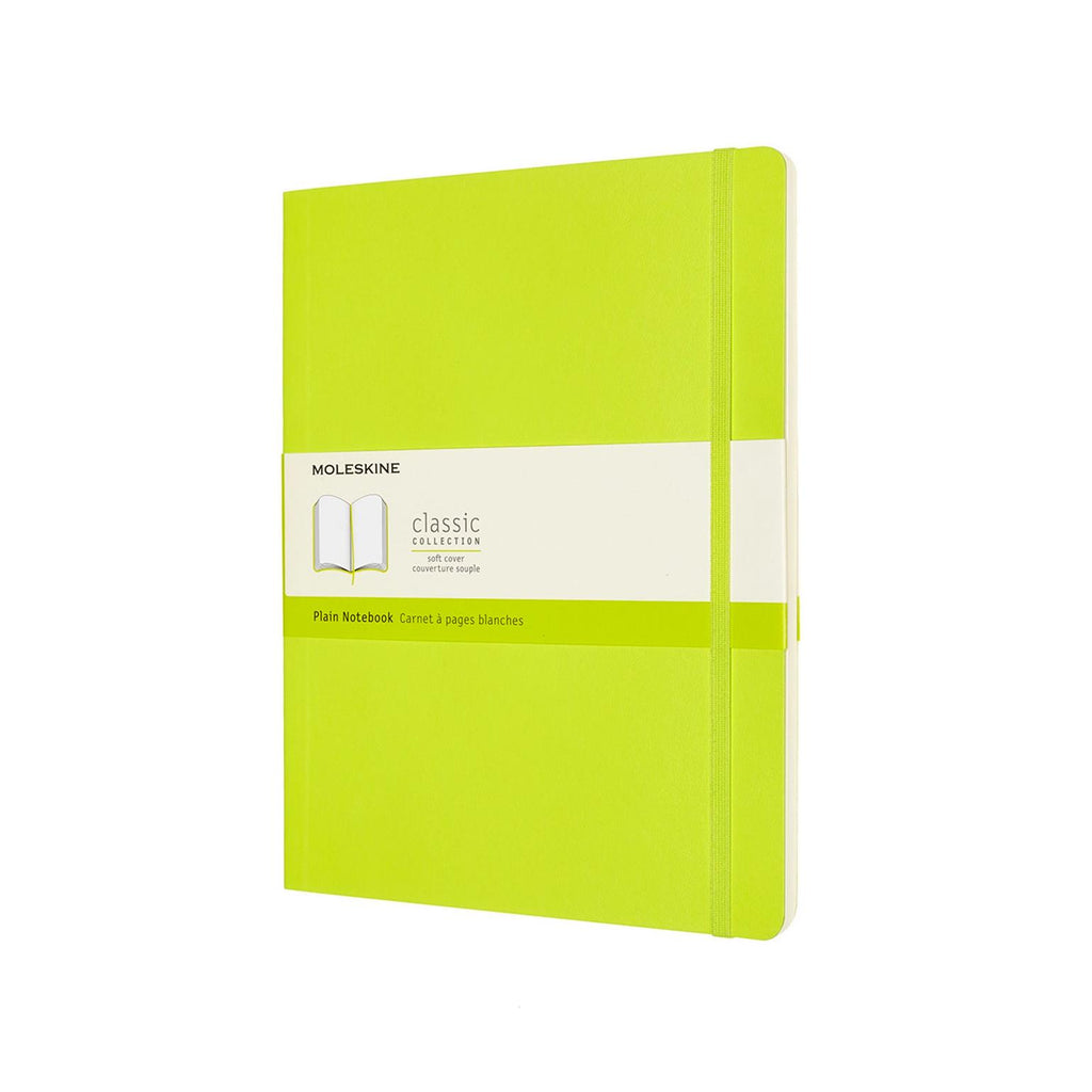 Cuaderno clásico XL 19X25 - Páginas blancas - Verde limón