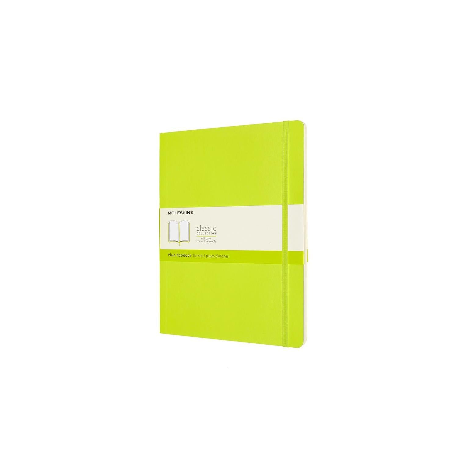 Cuaderno clásico XL 19X25 - Páginas blancas - Verde limón