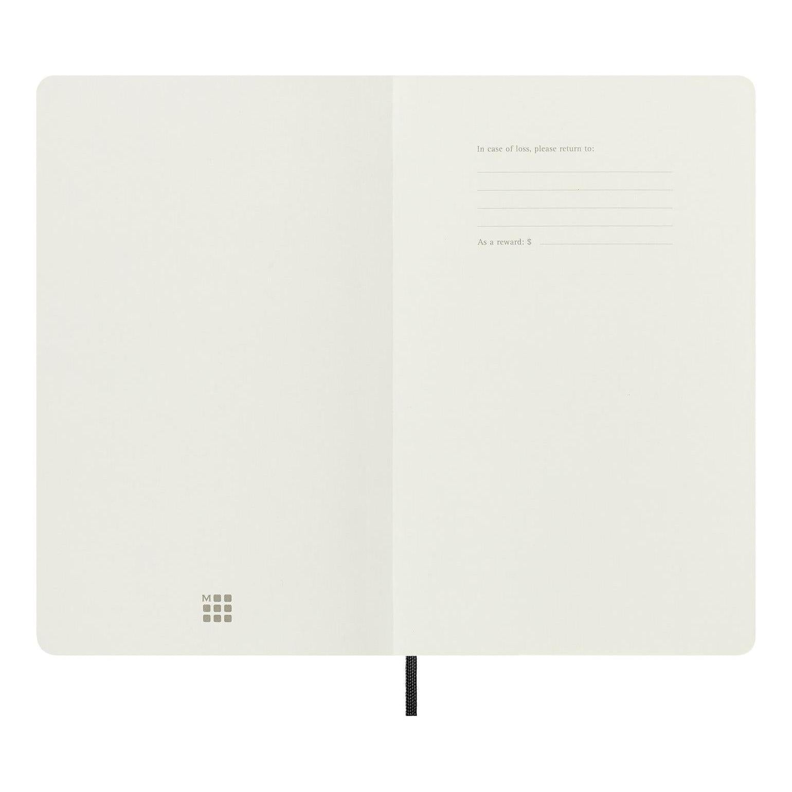 Classic Large Notebook 13x21 - Mixed (Ruled-Plain) - Black