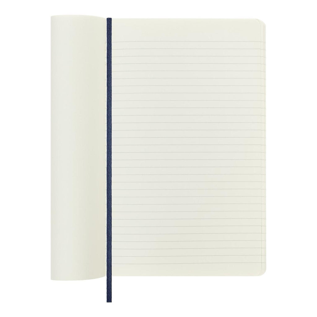 Classic Large Notebook 13X21 - Mixed (Ruled-Plain) - Sapphire Blue