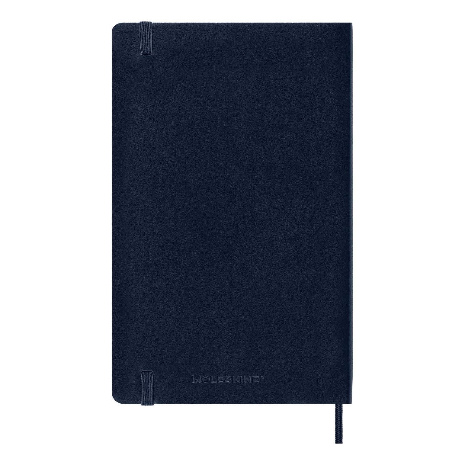 Classic Large Notebook 13X21 - Mixed (Ruled-Plain) - Sapphire Blue
