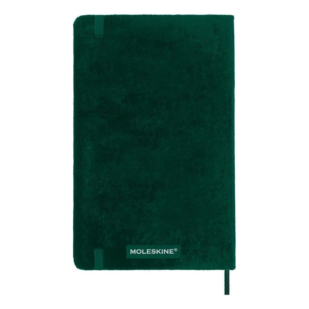 Textile Large Notebook 13X21 - Ruled Pages - Bottle Green