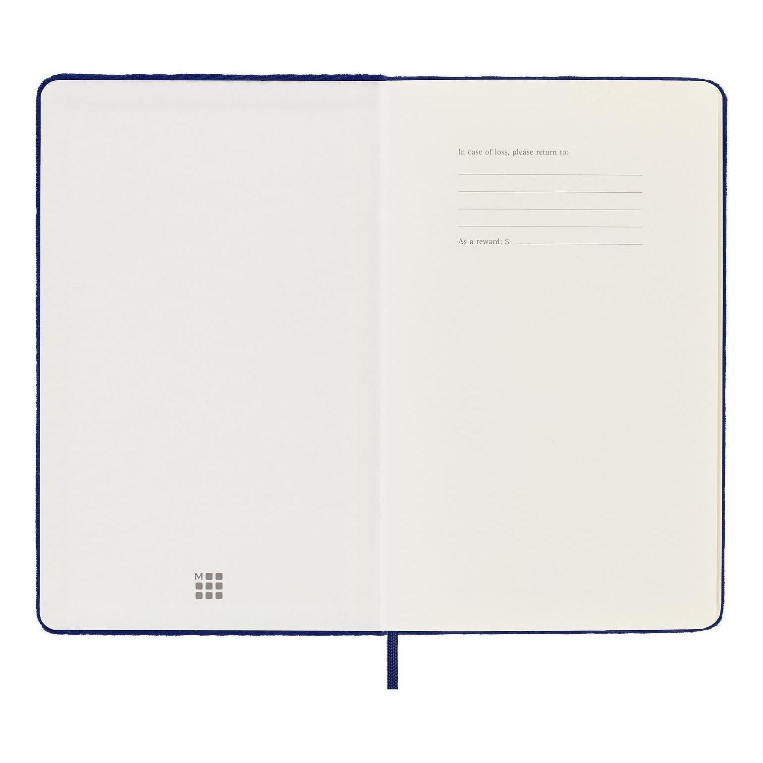 Textile Notebook Large 13X21 - Lined Pages - Iris Purple
