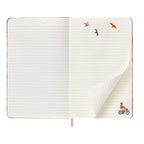 Limited Edition Large 13X21 Notebook - Ruled Pages - Bicycle