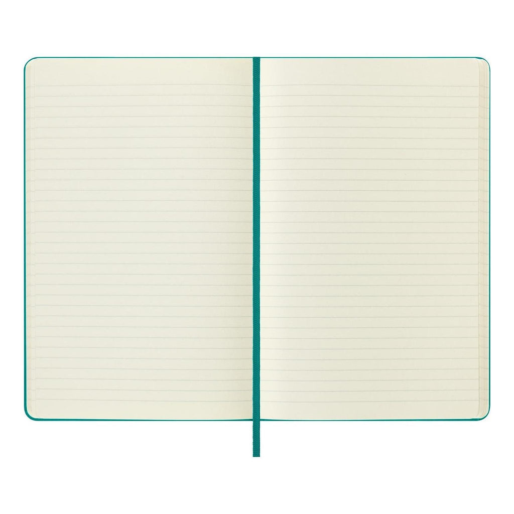 Classic Notebook Large 13x21 - Ruled Pages - Magnetic Green