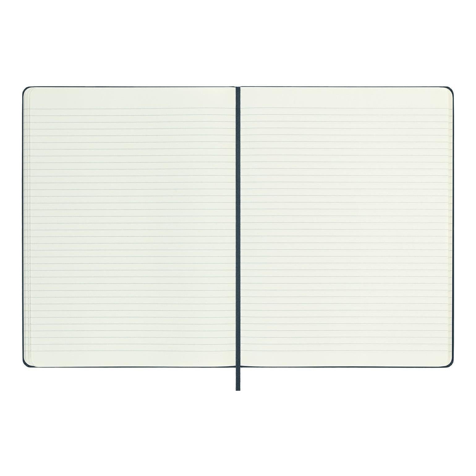 Cuaderno clásico XL 19x25 - Páginas rayadas - Gris de Payne
