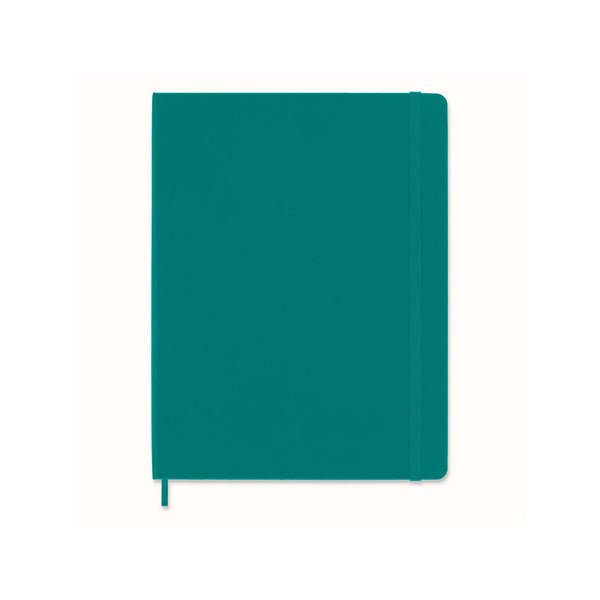 Carnet Classique Xl 19X25 - Pages Lignées - Vert Magnétique