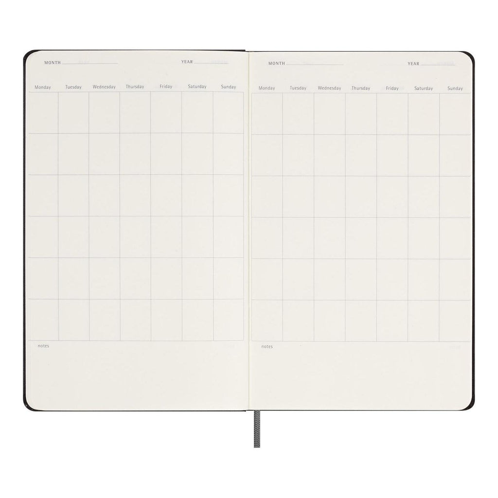 Undated Large Planner 13X21 - Undated - Black