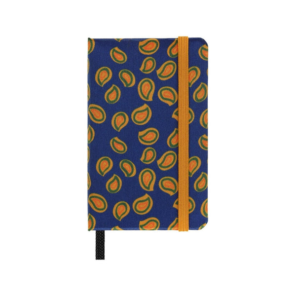 Limited Edition XS 6.5X10.5 Notebook - Blank Pages - Blue Paisley Pattern