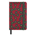 Carnet Édition Limitée Xs 6.5X10.5 - Pages Blanches - Motif Paisley Bordeaux