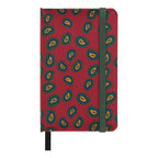 Carnet Édition Limitée Xs 6.5X10.5 - Pages Blanches - Motif Paisley Bordeaux