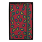 Carnet Édition Limitée Xs 6.5X10.5 - Pages Blanches - Motif Paisley Bordeaux