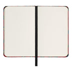 Carnet Édition Limitée Xs 6.5X10.5 - Pages Blanches - Motif Paisley Bordeaux