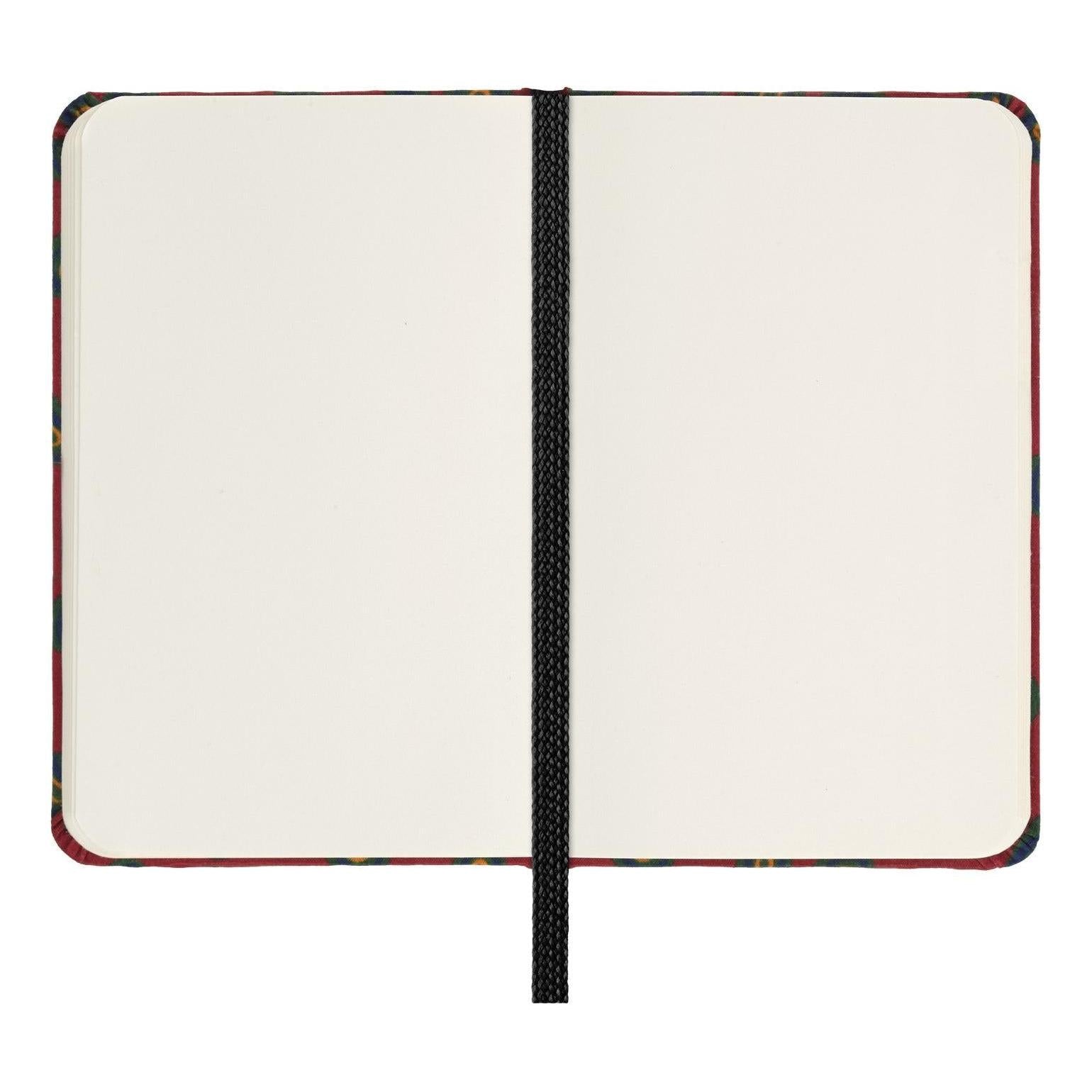 Carnet Édition Limitée Xs 6.5X10.5 - Pages Blanches - Motif Paisley Bordeaux