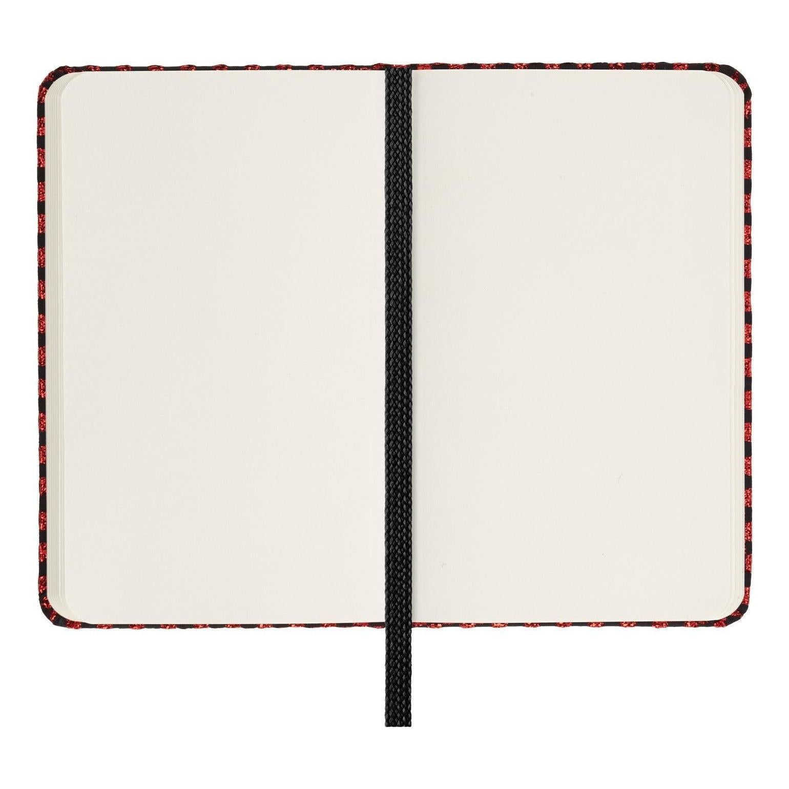 Limited Edition Xs 6.5X10.5 Notebook - Blank Pages - Metallic Red