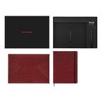 Limited Edition Notebook Xl 19X25 - Lined Pages - Metallic Red