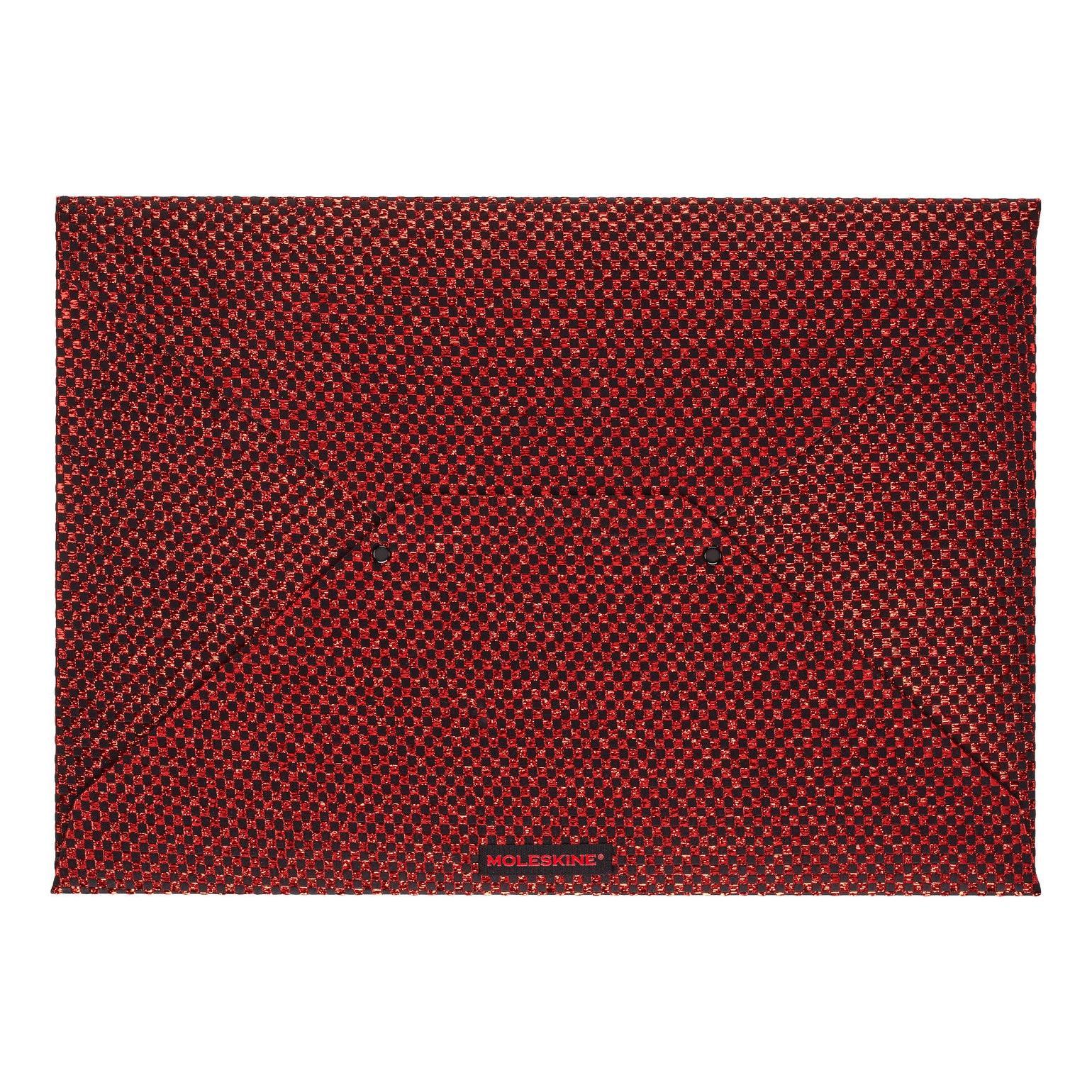 Limited Edition Notebook Xl 19X25 - Lined Pages - Metallic Red