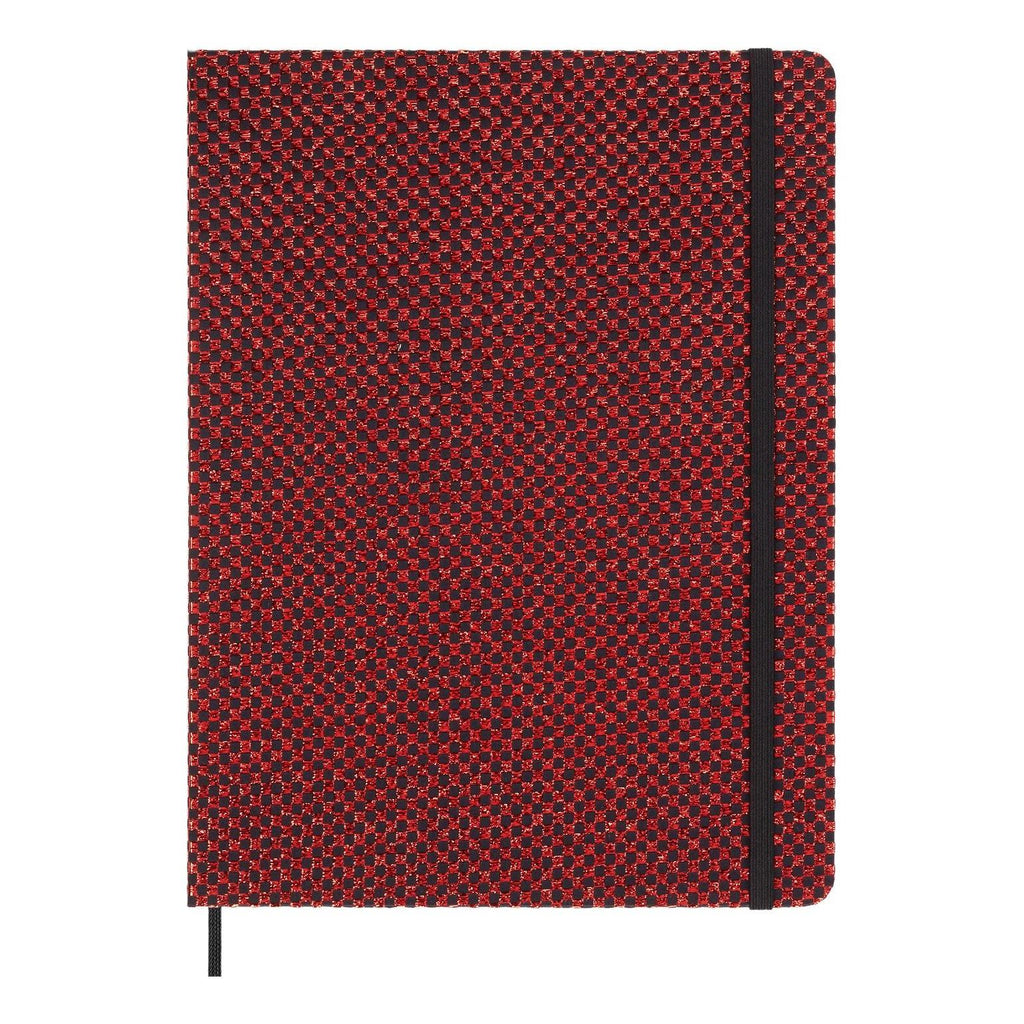 Limited Edition Notebook Xl 19X25 - Lined Pages - Metallic Red