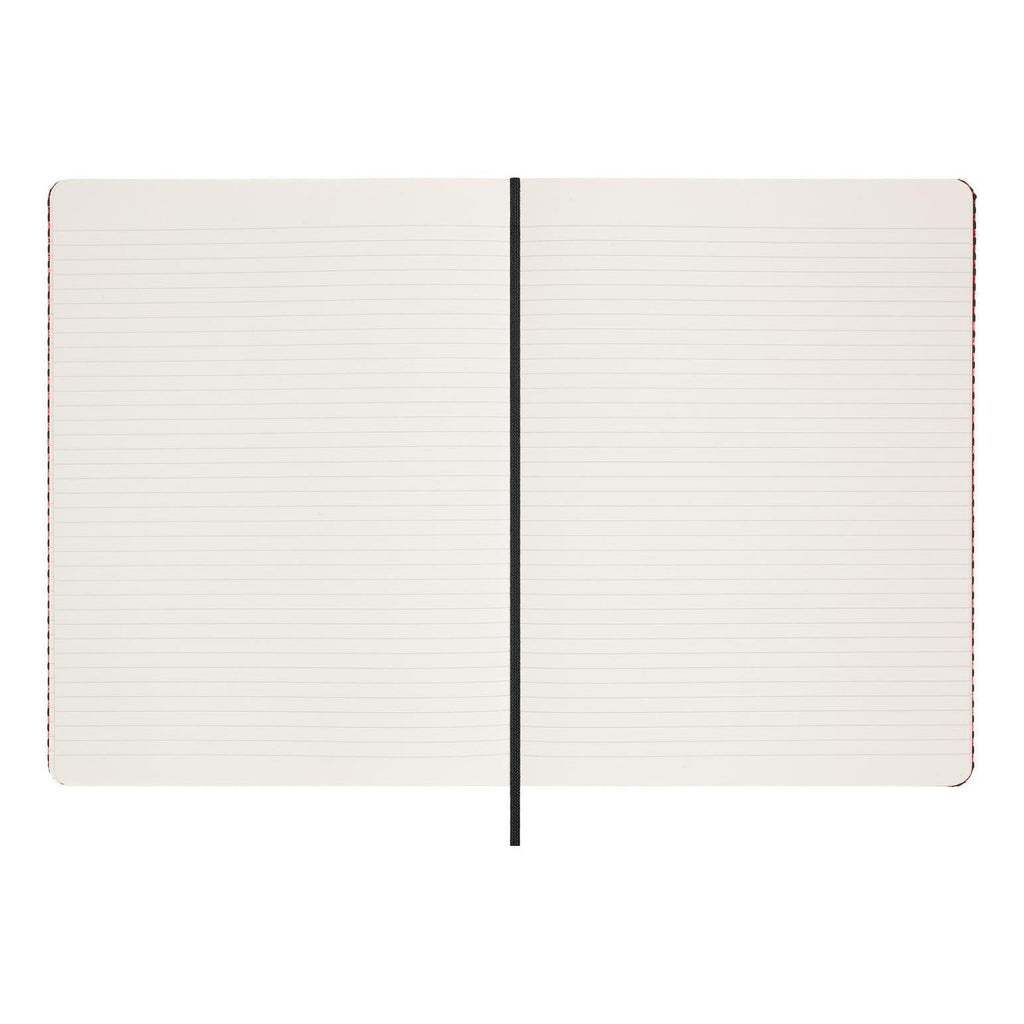Limited Edition Notebook Xl 19X25 - Lined Pages - Metallic Red