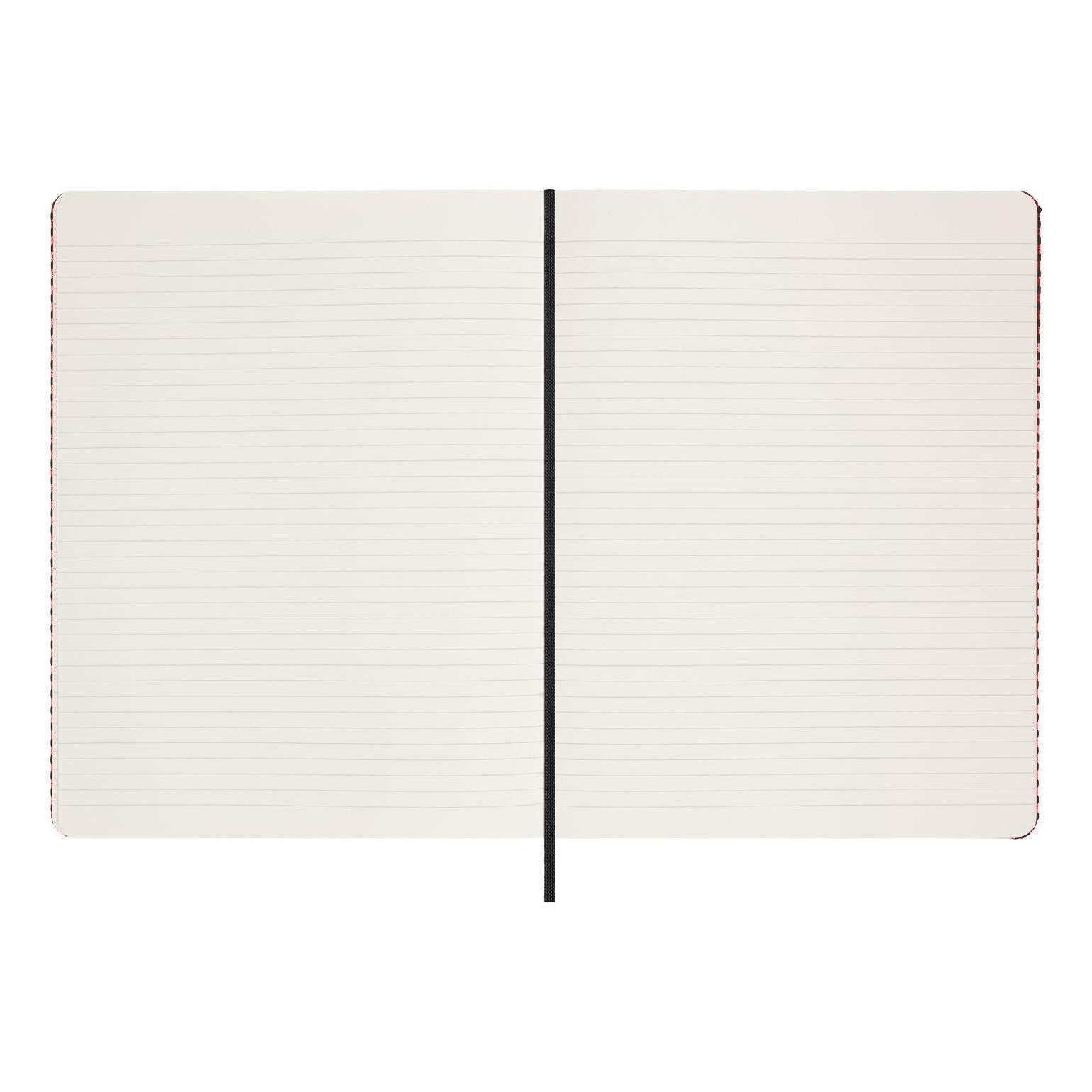 Limited Edition Notebook Xl 19X25 - Lined Pages - Metallic Red