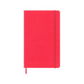 Cuaderno clásico grande 13x21 - Páginas rayadas - Rojo geranio