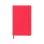 Cuaderno clásico grande 13x21 - Páginas rayadas - Rojo geranio