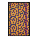 Carnet Édition Limitée Large 13X21 - Pages Lignées - Motif Paisley Jaune