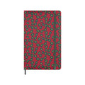Carnet Édition Limitée Large 13X21 - Pages Lignées - Motif Paisley Bordeaux